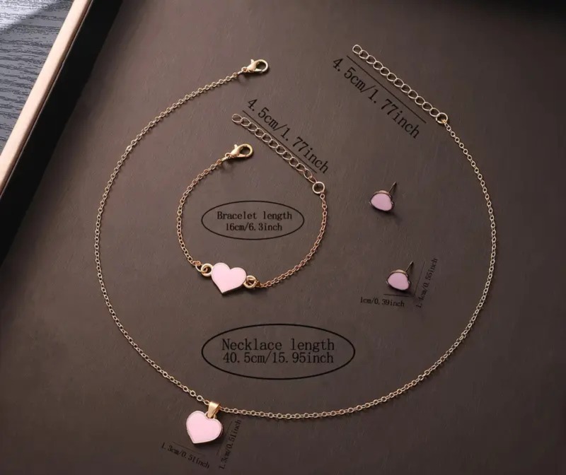 banda reloj + pulsera + collar + aretes